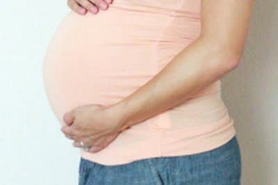 Μητέρα Γυναίκα έγκυος 33 εβδομάδων