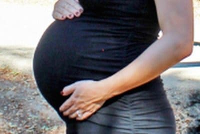 Μητέρα Γυναίκα έγκυος 35 εβδομάδων